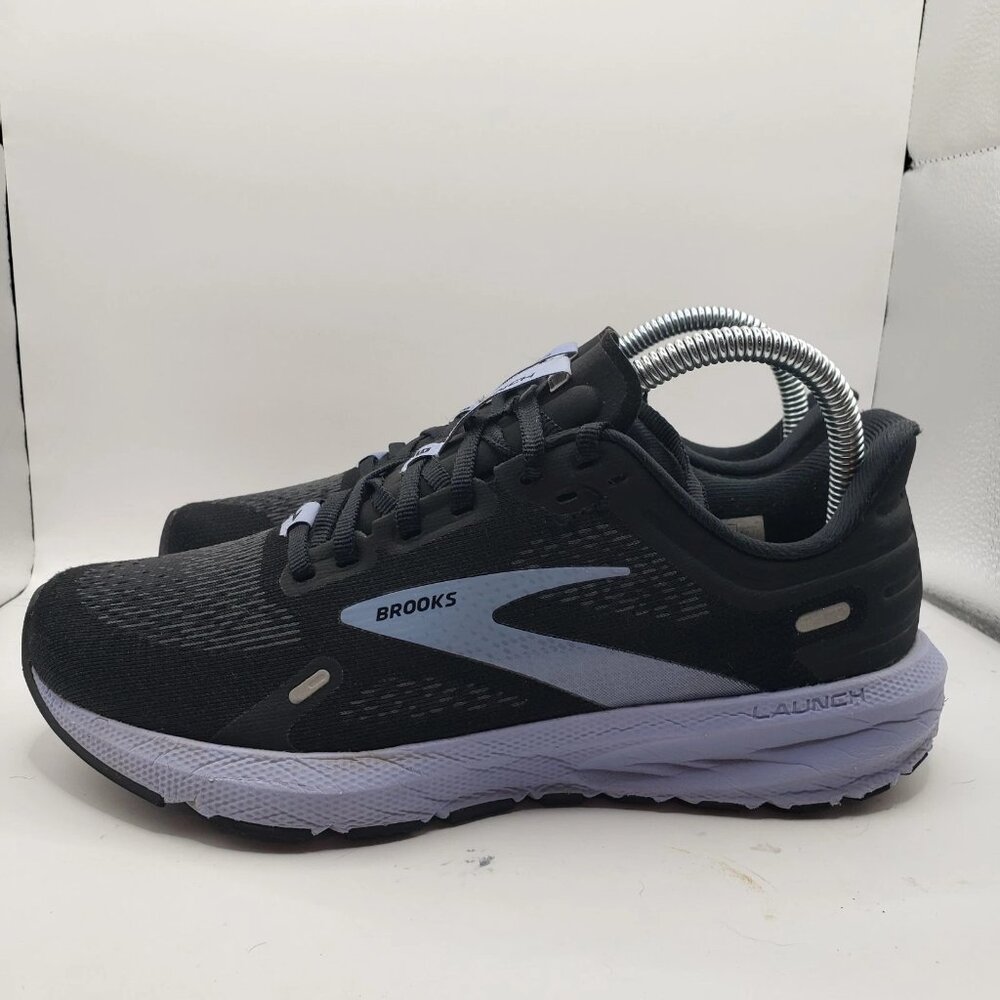 Brooks Black and Purple Athletic Shoes for Performance